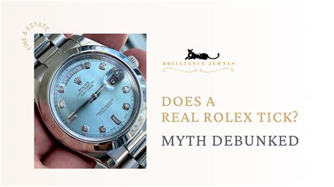 does a real rolex tick